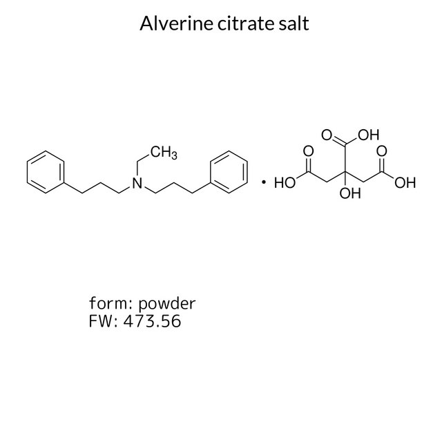 Alverine citrate salt