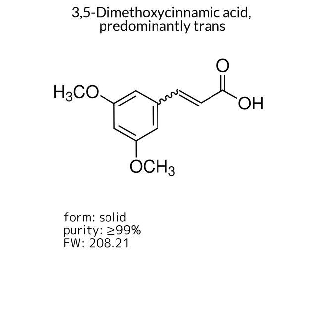 3,5-Dimethoxycinnamic acid, predominantly trans