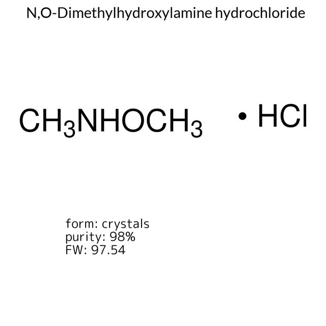N,O-Dimethylhydroxylamine hydrochloride