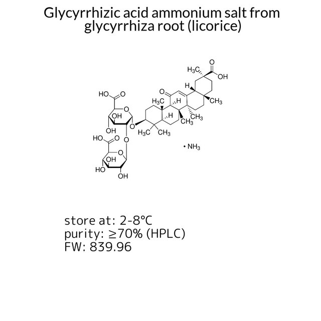 Glycyrrhizic acid ammonium salt from