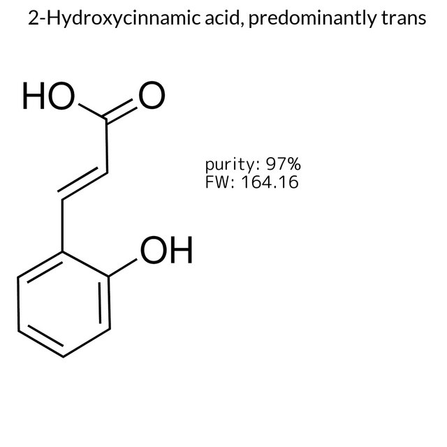 2-Hydroxycinnamic acid, predominantly trans