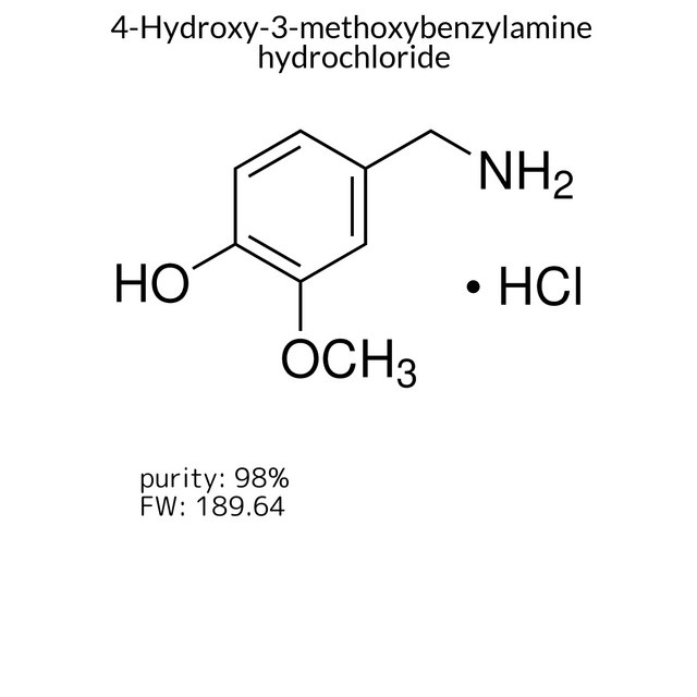4-Hydroxy-3-methoxybenzylamine hydrochloride