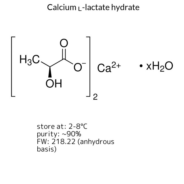Calcium ?-lactate hydrate