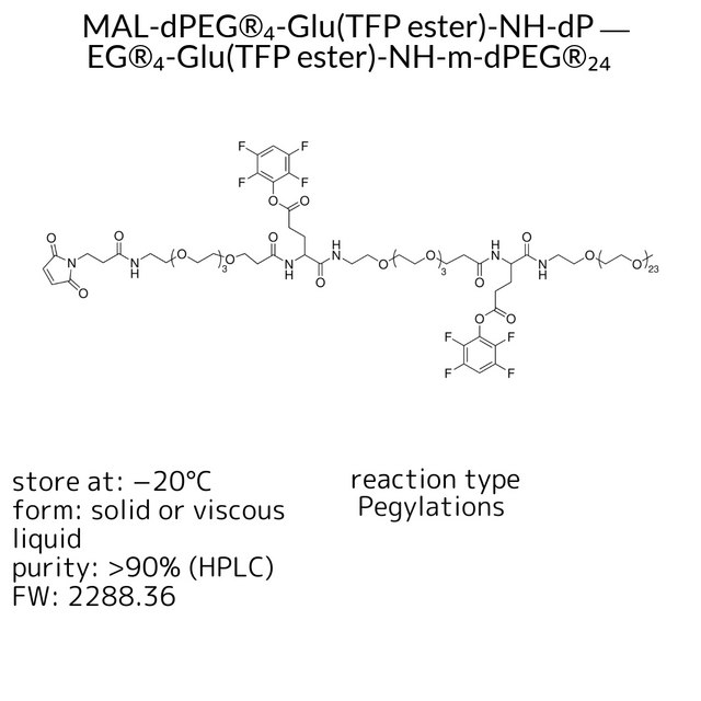 MAL-dPEG®?-Glu(TFP ester)-NH-dPEG®?-Glu(TFP ester)-NH-m-dPEG®??