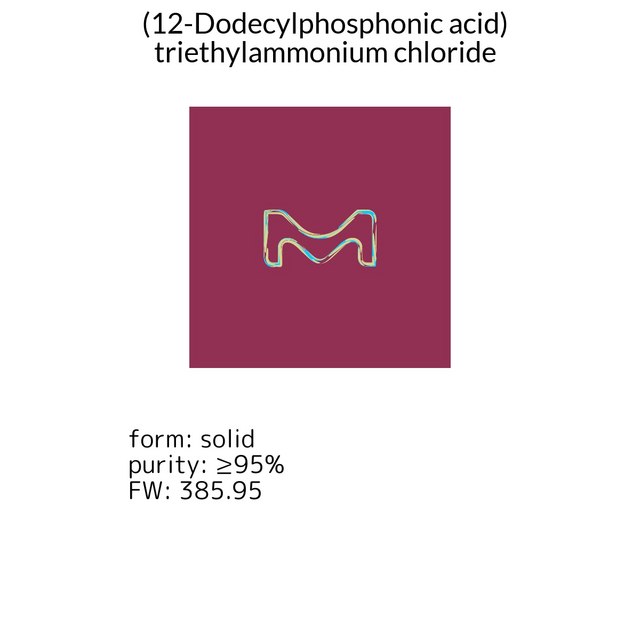 (12-Dodecylphosphonic acid)triethylammonium chloride