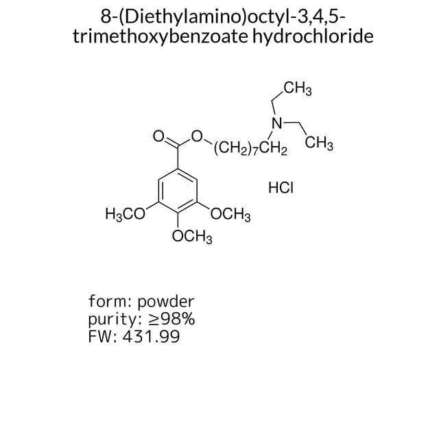 8-(Diethylamino)octyl-3,4,5-trimethoxybenzoate hydrochloride