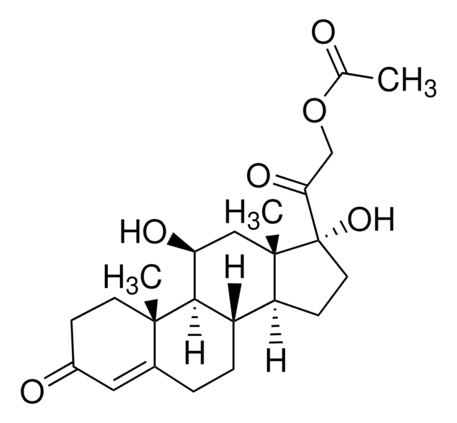 Hydrocortisone acetate for peak identification