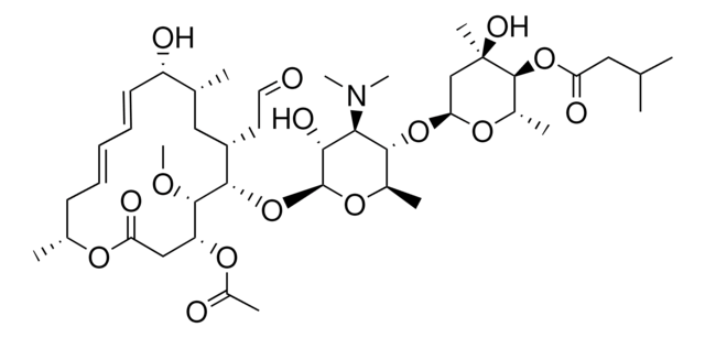 Josamycin for peak identification