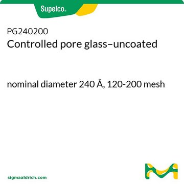 Controlled pore glass–uncoated