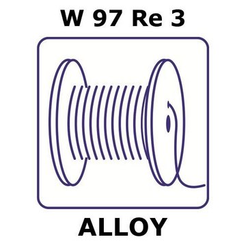 TUNGSTEN-RHENIUM ALLOY, W97RE3, 1M WIRE&