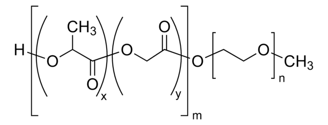 Poly(ethylene glycol) methyl ether-block-poly(lactide-co-glycolide)