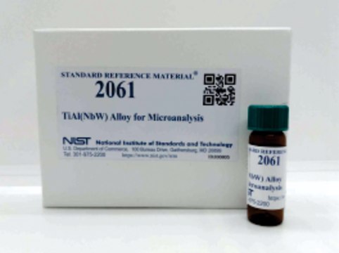 TIAL(NBW) ALLOY FOR MICROANALYSIS