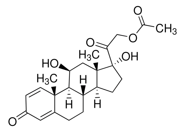 Prednisolone acetate for peak identification