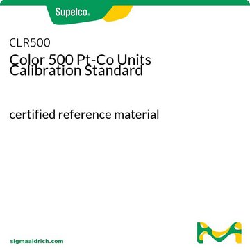 Color 500 Pt-Co Units Calibration