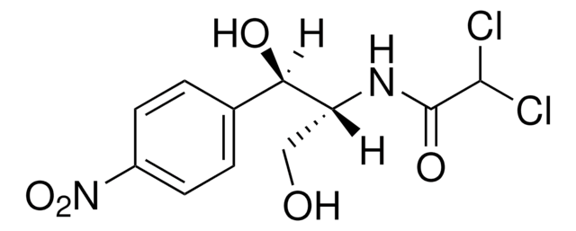 Chloramphenicol for peak identification