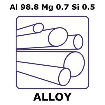 ALUMINUM/MAGNESIUM/SILICON, ROD,AL98.8%&