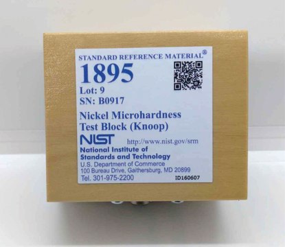 NICKEL MICROHARDNESS TEST BLOCK (KNOOP)