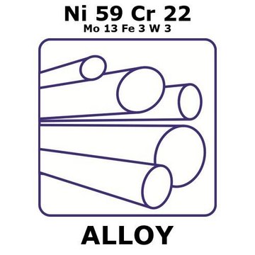 HASTELLOY(R) C-22, ROD,NI59%/CR22%/MO13&