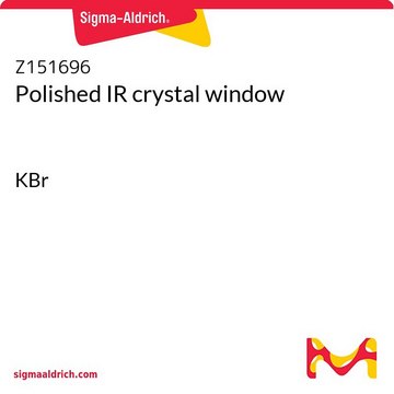 Polished IR crystal window