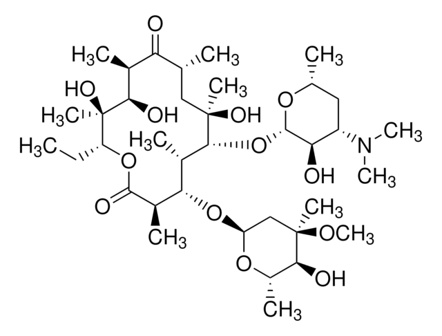 Erythromycin for system suitability