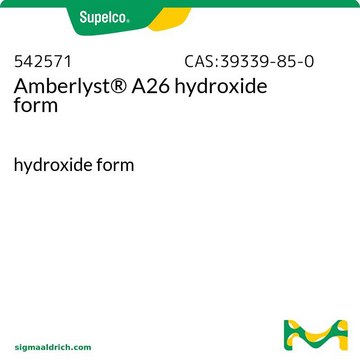 Amberlyst® A26 hydroxide form