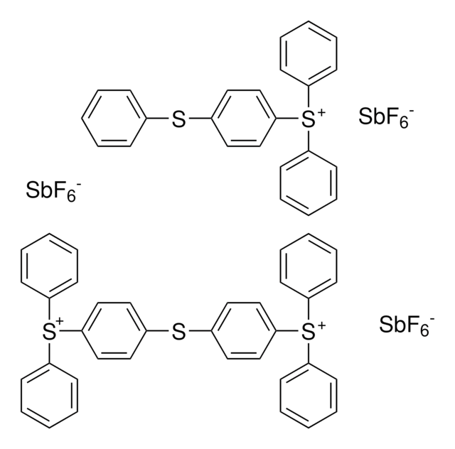 Triarylsulfonium hexafluoroantimonate salts, mixed