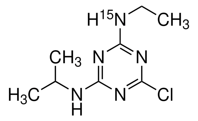 2-Chloro-4-ethylamino-¹?N-6-isopropylamino-1,3,5-triazine