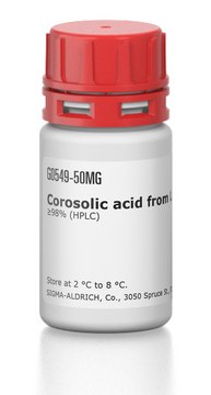 Corosolic acid from Lagerstroemia speciosa