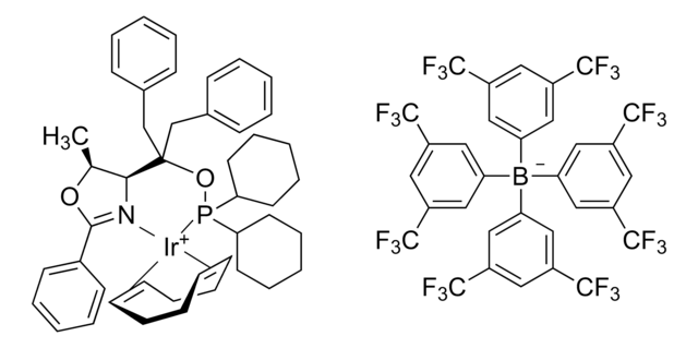 1,5-Cyclooctadiene{[dibenzyl((4S,5S)-5-methyl-2-phenyl-4,5-dihydro-4-oxazolyl)methyl]dicyclohexylphosphinite ?N:?P}iridium(I) tetrakis(3,5-bis(trifluoromethyl)phenyl)borate