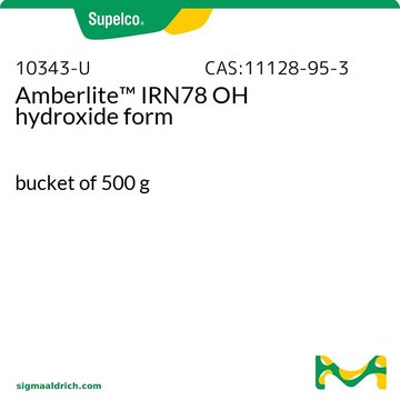 Amberlite™ IRN78 OH hydroxide form