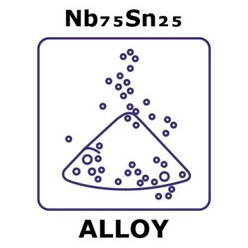 NIOBIUM-TIN ALLOY, NB75SN25, POWDER, 25&