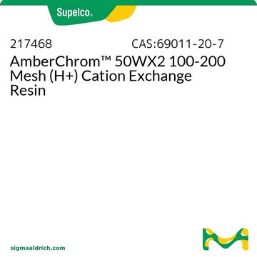 AmberChrom™ 50WX2 100-200 Mesh (H+)