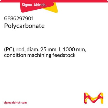 POLYCARBONATE, (PC), ROD, DIAMETER 25MM&