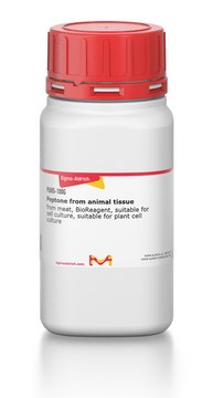 Peptone from animal tissue