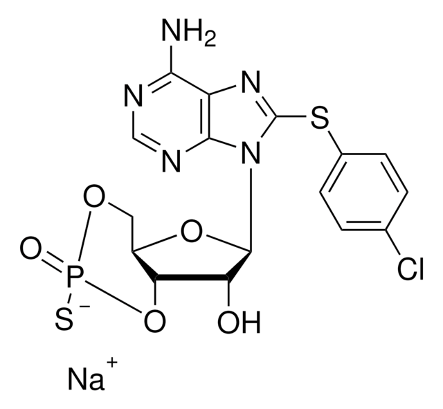 8-(4-Chlorophenylthio)adenosine-3?,5?-cyclic Monophosphorothioate, Rp-isomer sodium salt