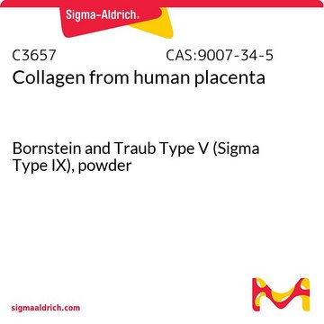 Collagen from human placenta