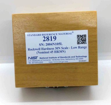 ROCKWELL HARDNESS 30N SCALE, LOW