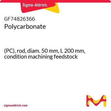POLYCARBONATE, (PC), ROD, DIAMETER 50MM&