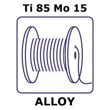 TITANIUM/MOLYBDENUM, WIRE,TI85%/MO15%, &