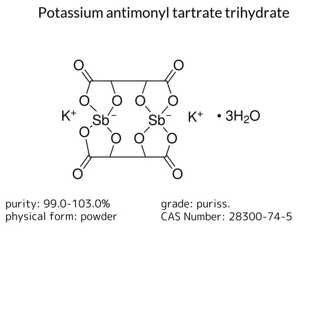 Potassium antimonyl tartrate trihydrate
