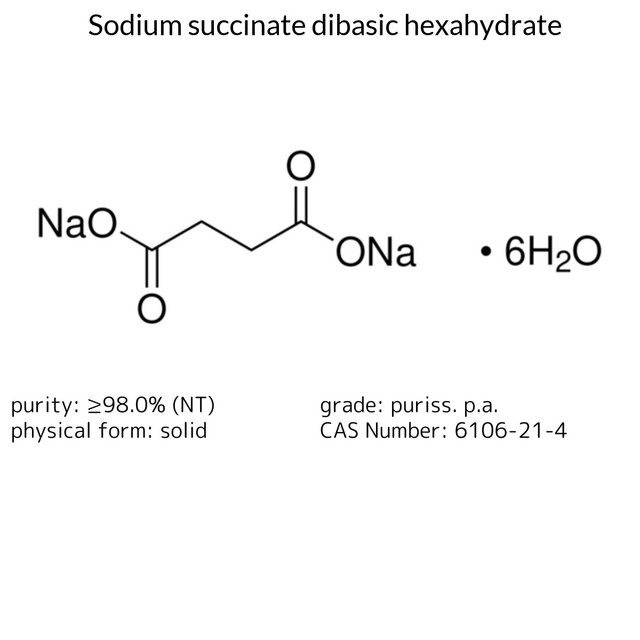 Sodium succinate dibasic hexahydrate