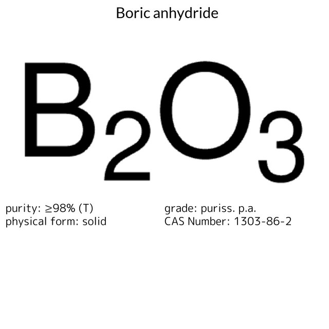Boric anhydride