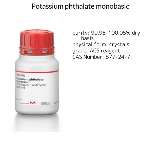 Potassium phthalate monobasic