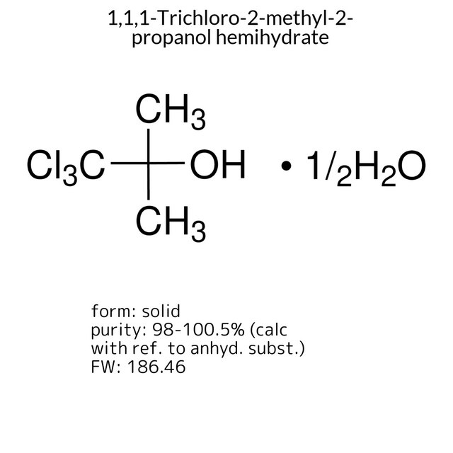 1,1,1-Trichloro-2-methyl-2-propanol hemihydrate