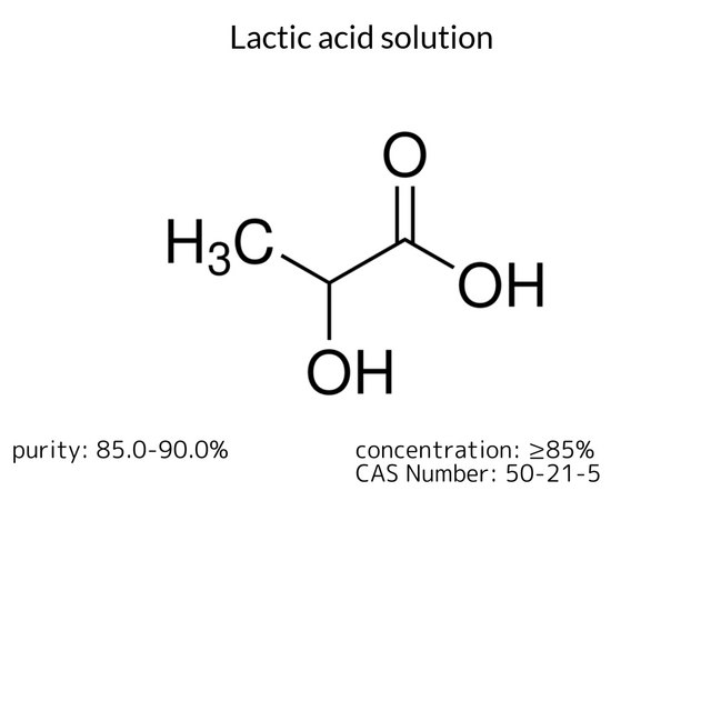 Lactic acid solution