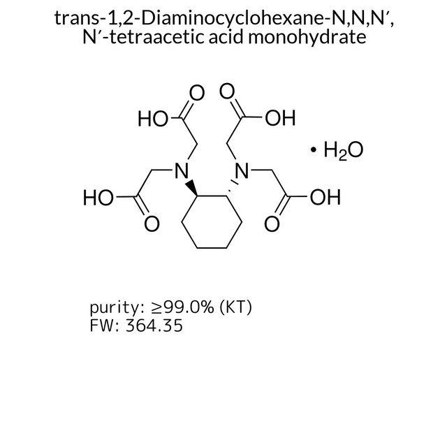 trans-1,2-Diaminocyclohexane-N,N,N?,N?-tetraacetic acid monohydrate