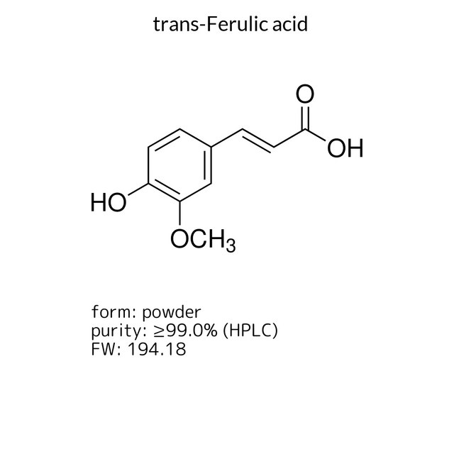 TRANS-FERULIC ACID, MATRIX SUBSTANCE FO&