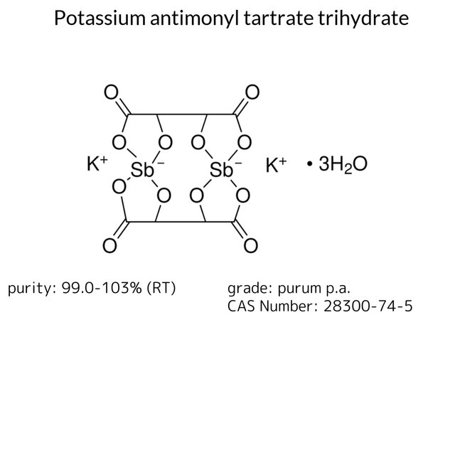 Potassium antimonyl tartrate trihydrate