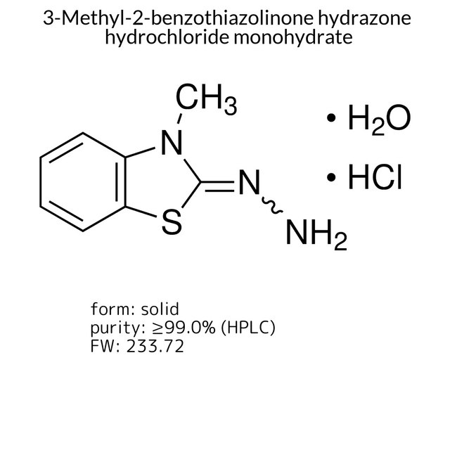 3-Methyl-2-benzothiazolinone hydrazone hydrochloride monohydrate