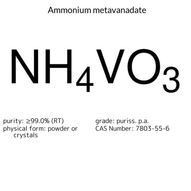 AMMONIUM (META)VANADATE, ACS
